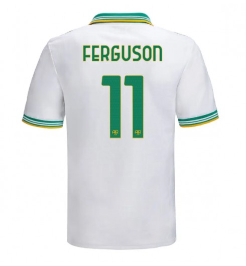 Moške Nogometnih dresov AS Roma Evan Ferguson #11 Tretji 2025-26 Kratki rokavi Moške Nogometnih dresov AS Roma Evan Ferguson #11 Tretji 2025-26 Kratki rokavi